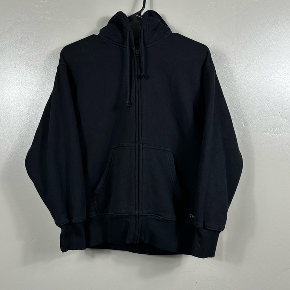 Aritzia Tna Bubble Fleece Boyfriend Zip Hoodie Jacket Black Size Small - Picture 4 of 5